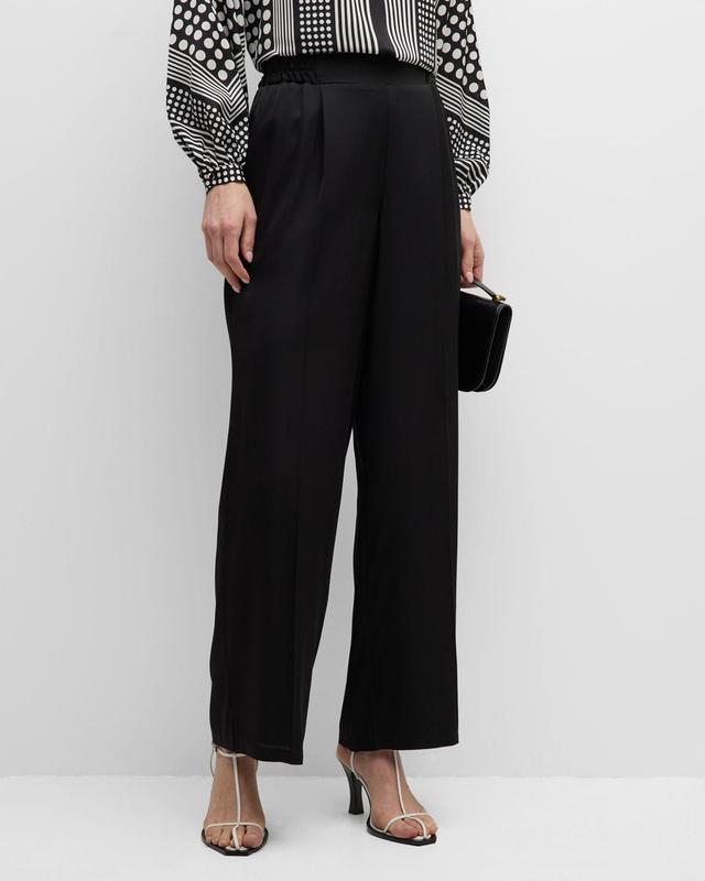 Womens The Katya Silk-Blend Pants Product Image