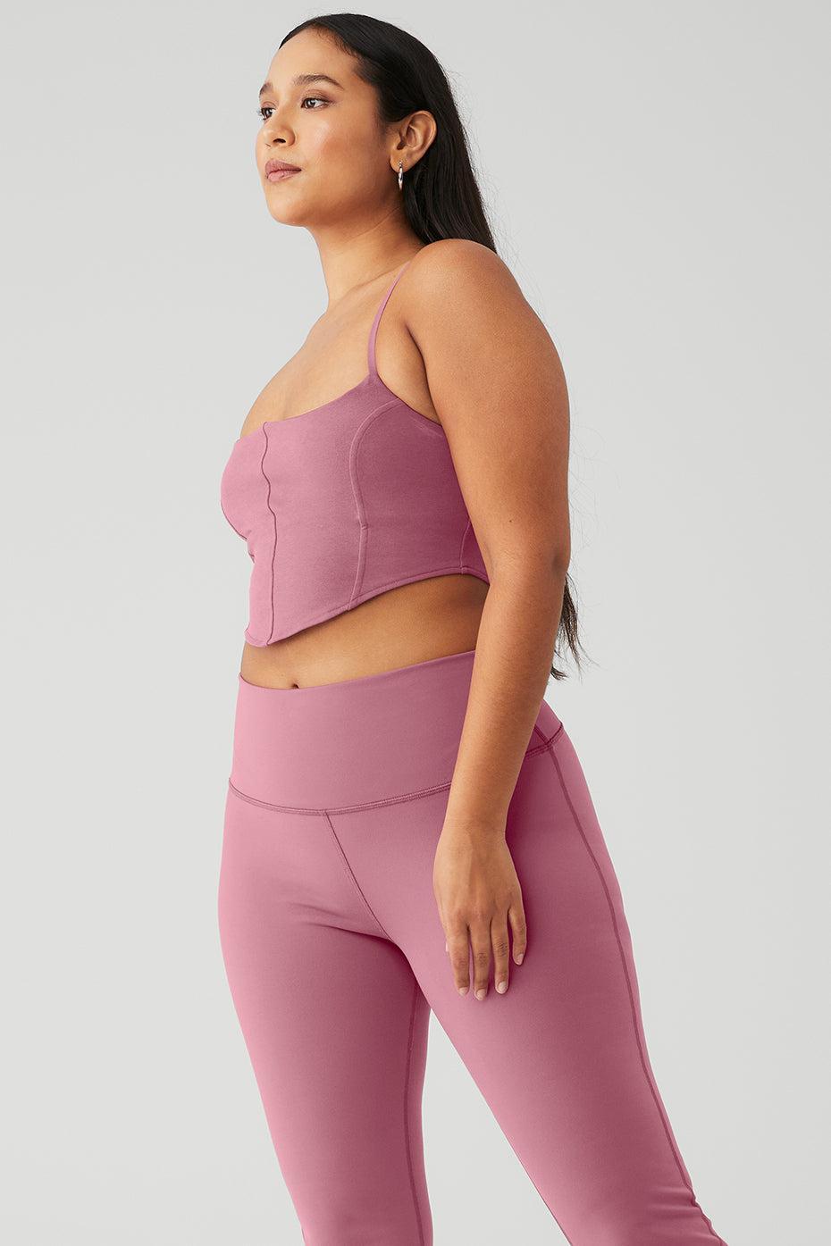 Alo Yoga | Soft Sculpt Bra Tank Top Pink Product Image