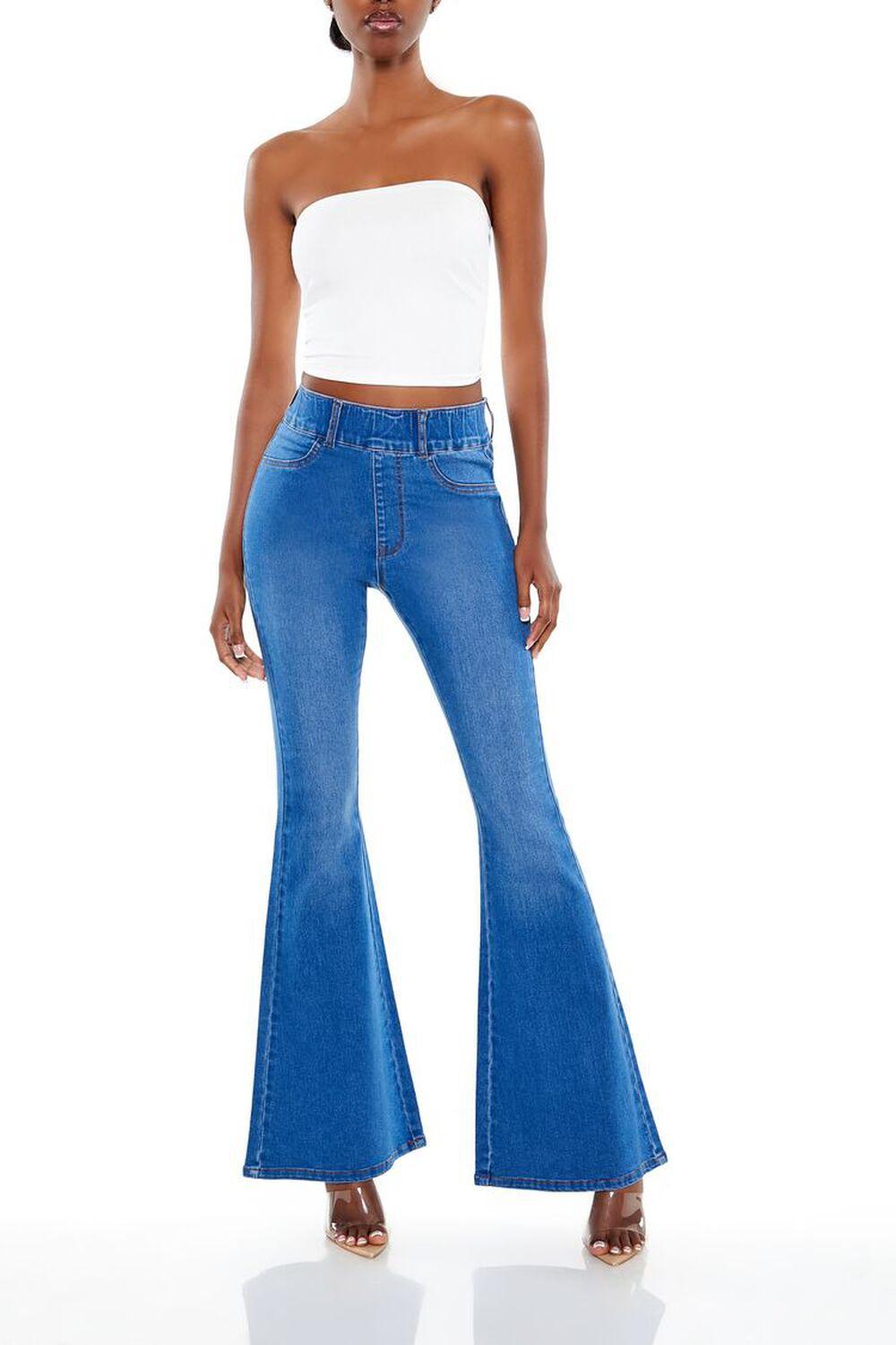 High-Rise Flare Jeans | Forever 21 Product Image