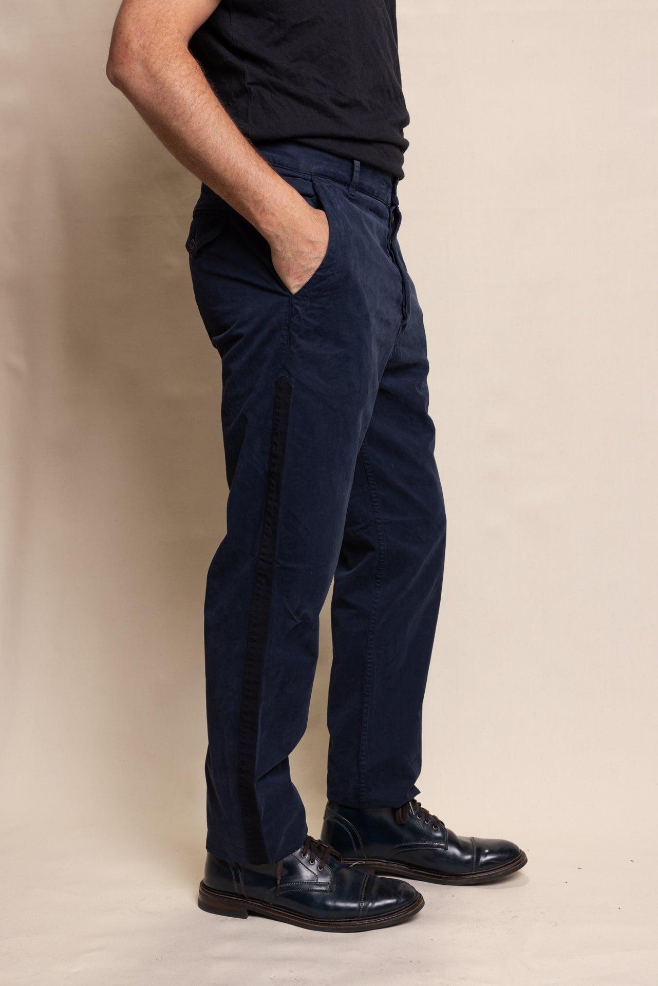 Rowan Tapered Trouser - Navy Male Product Image