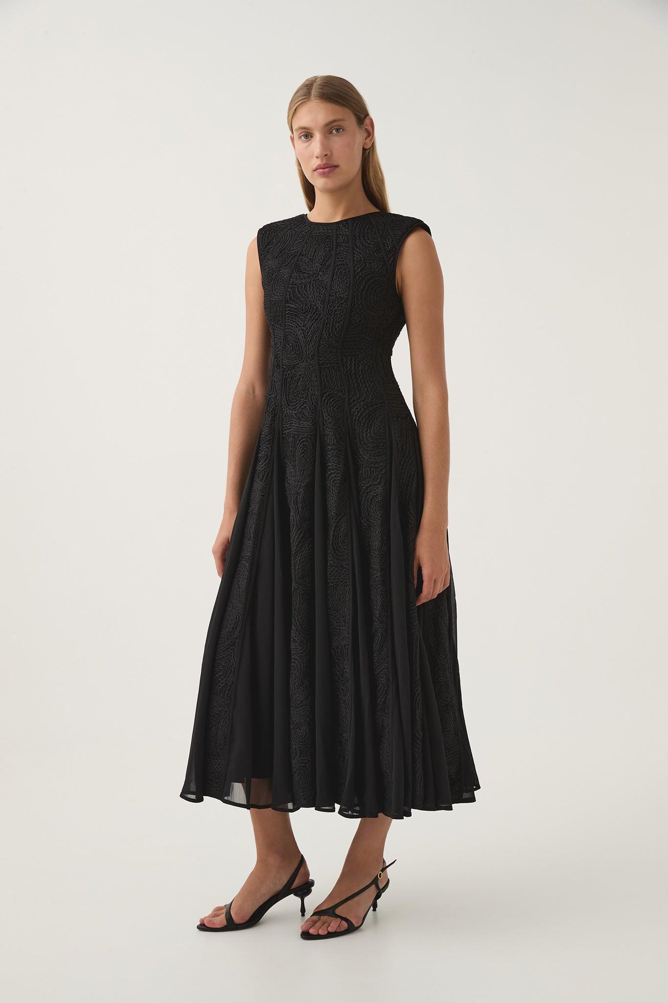 Soleil Lace Midi Dress Product Image