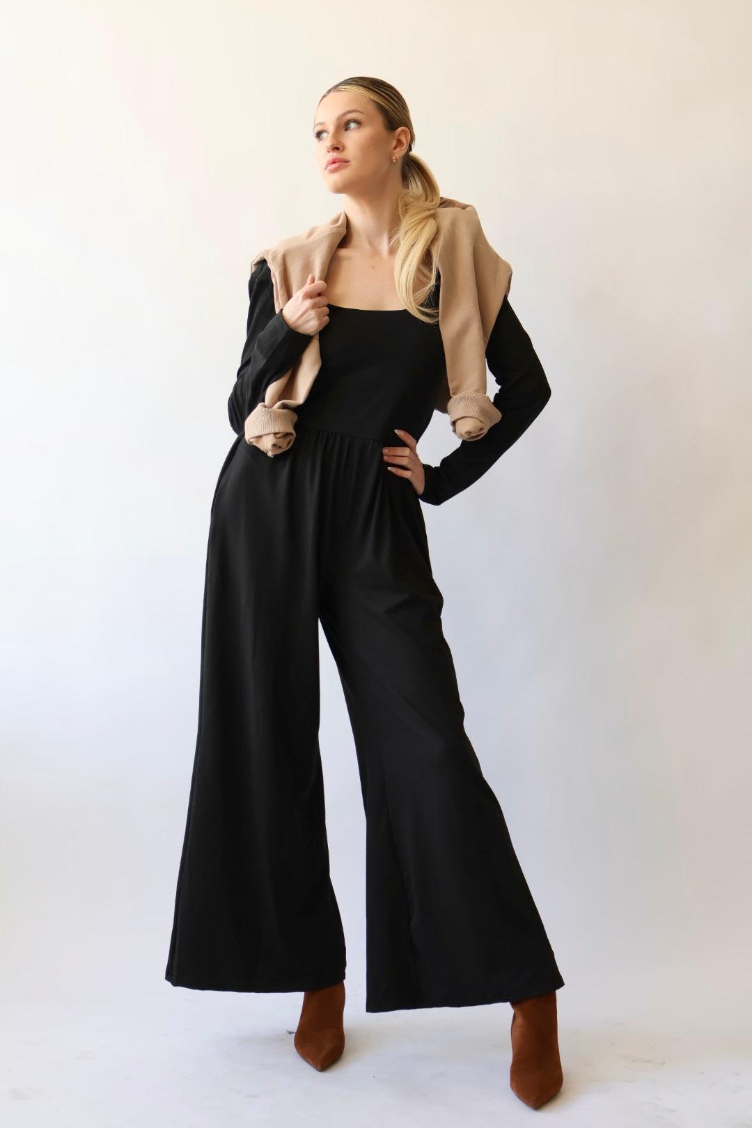 Emma Long Sleeve Everyday Jumpsuit Product Image