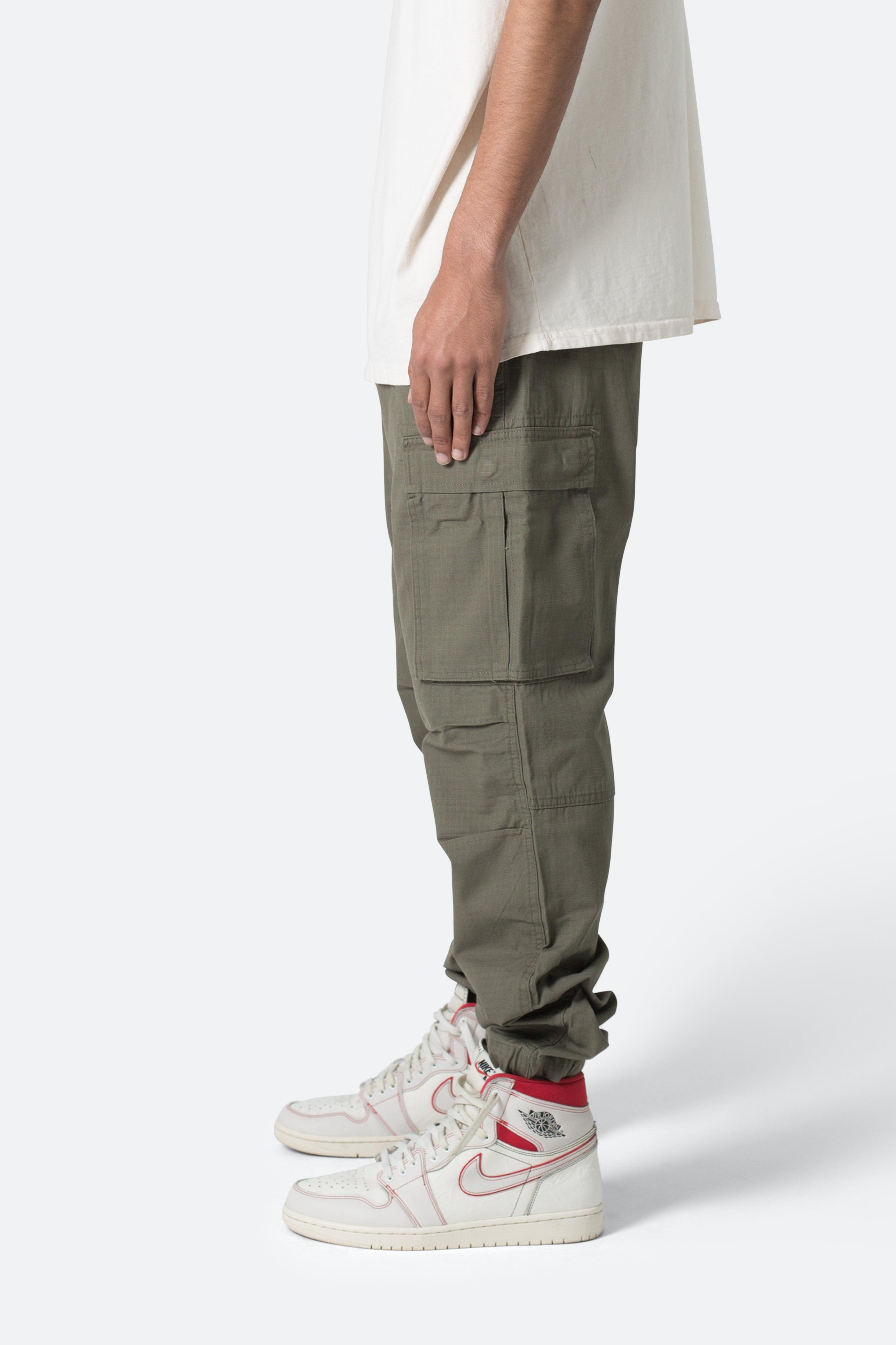 Vintage Cargo Pants - Olive Product Image