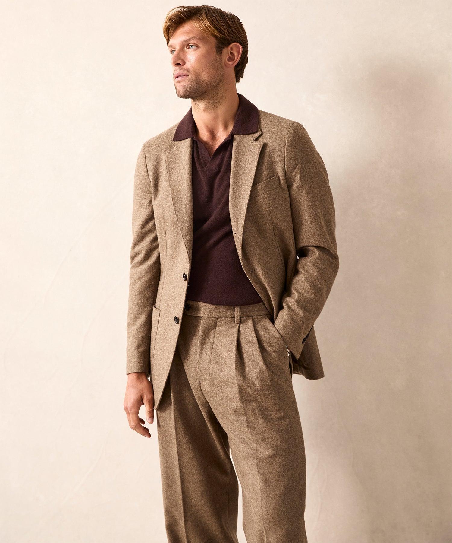 Italian Flannel Madison Suit in Chestnut Product Image