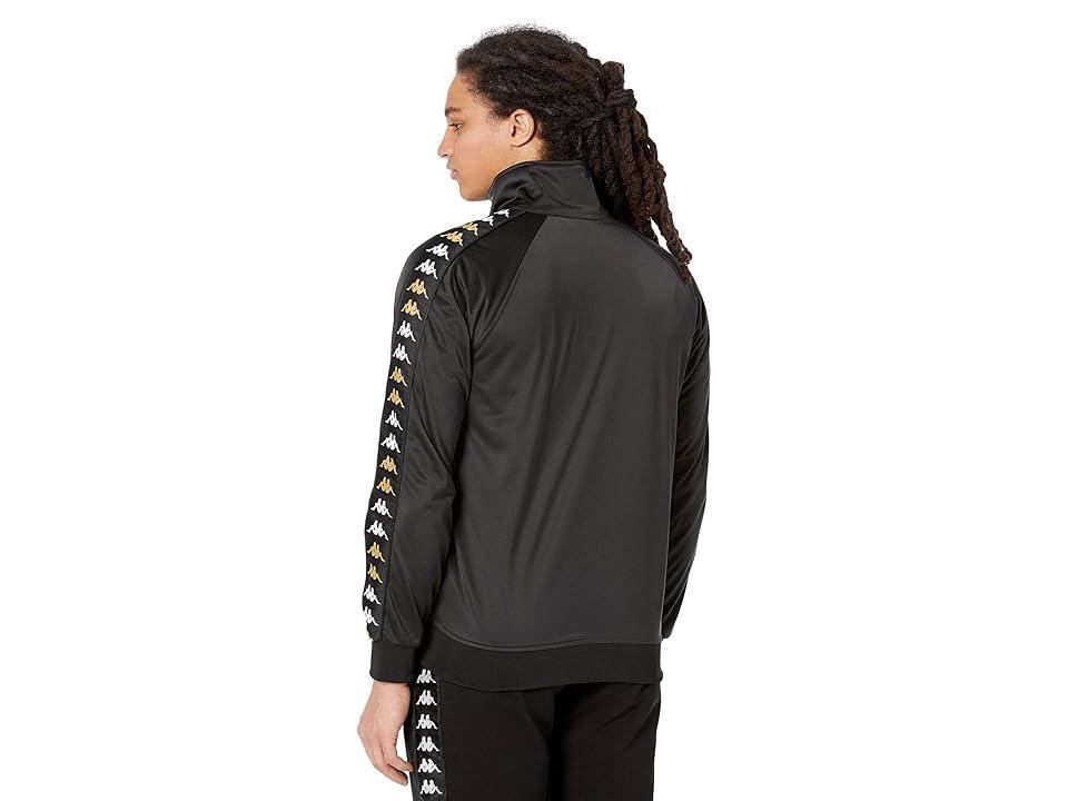 Kappa 222 Banda Annistonin Smoke/Yellow Light/Bright White) Men's Jacket Product Image