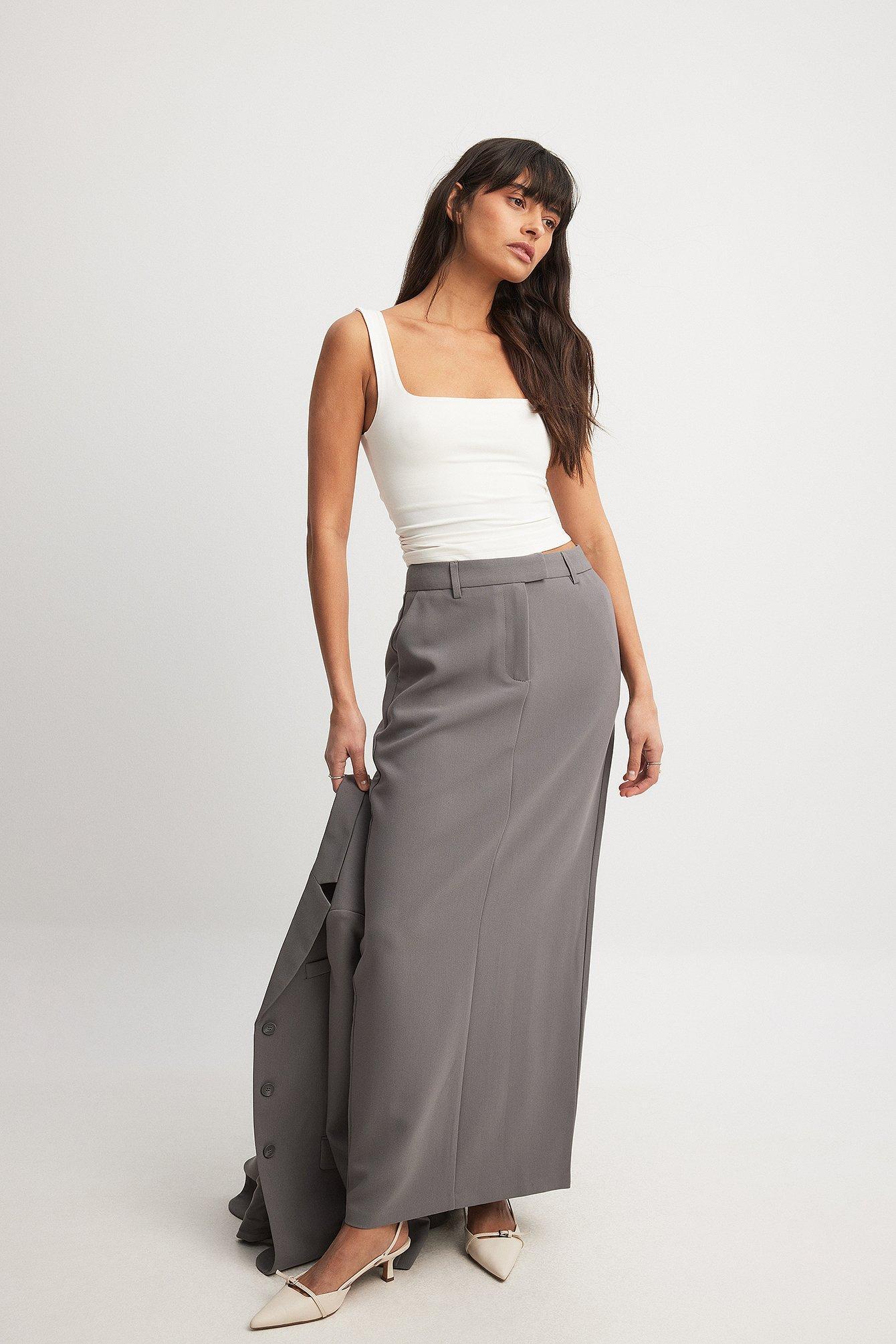 Tailored Maxi Skirt Product Image