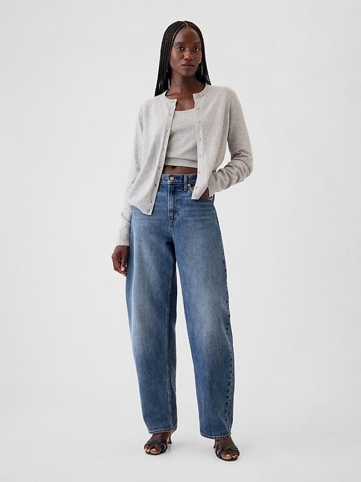 High Rise Barrel Jeans product image