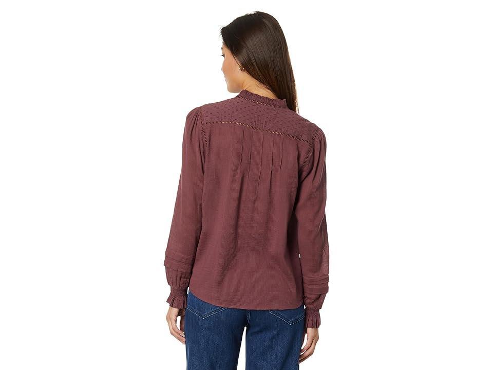 Faherty Willa Top (Catawaba Grape) Women's Clothing Product Image