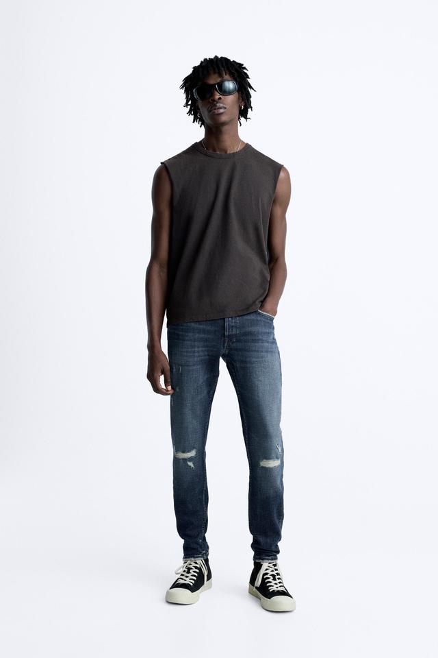 RIPPED SKINNY JEANS Product Image