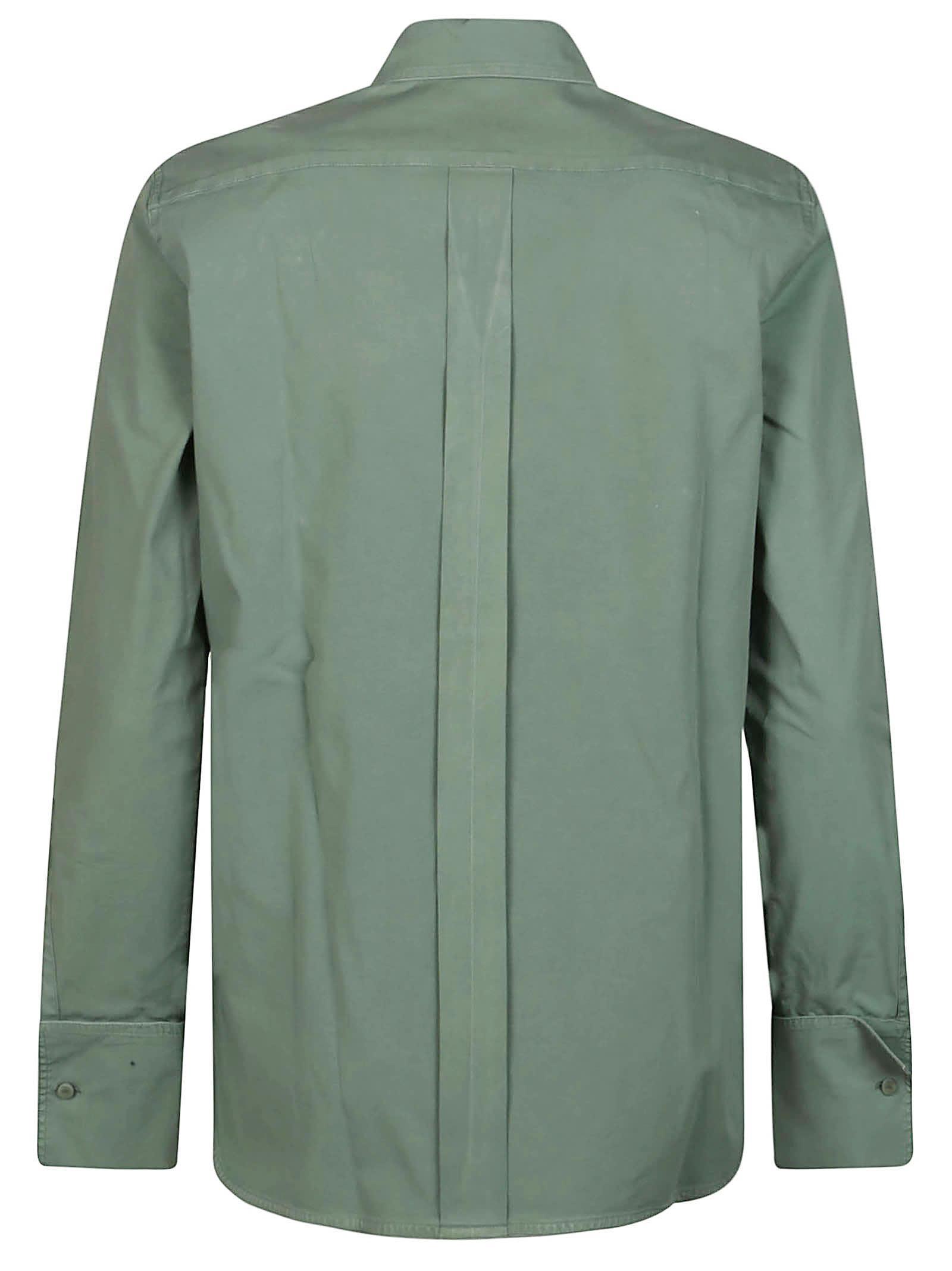 Francia Long Sleeve Shirt In Green Product Image