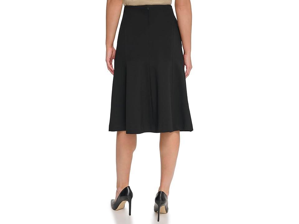 Tommy Hilfiger Solid Ponte Skirt Women's Skirt Product Image