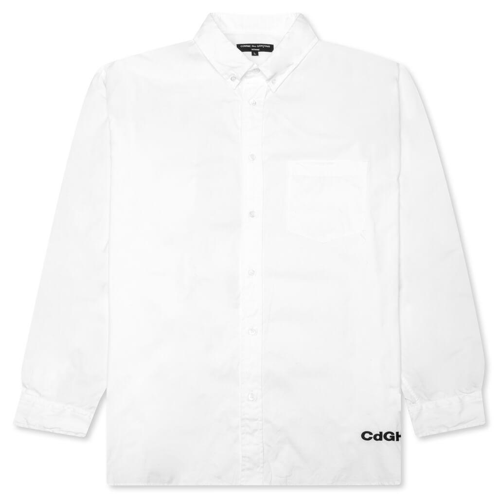 Cotton Shirt - White Male Product Image