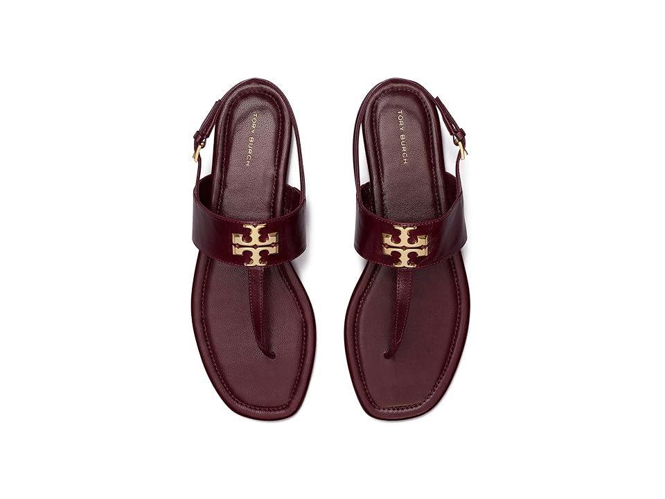 Tory Burch Eleanor Sandal (Dark Carmine) Women's Shoes Product Image