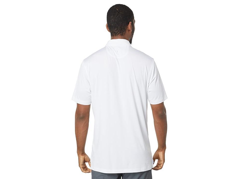 johnnie-O Huron Prep-Formance Polo (White) Men's Clothing Product Image