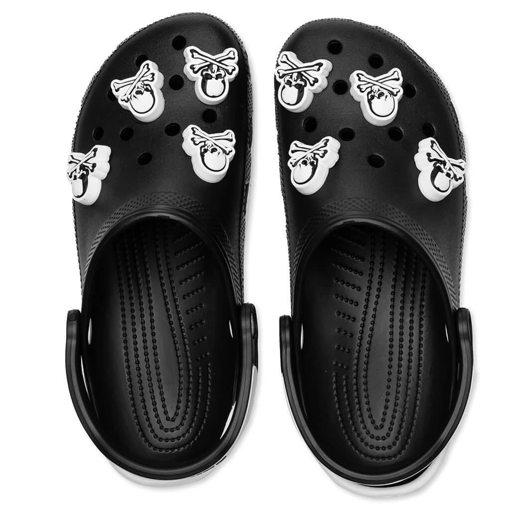 Mastermind Japan x Crocs Classic Clog - Black/White Male Product Image