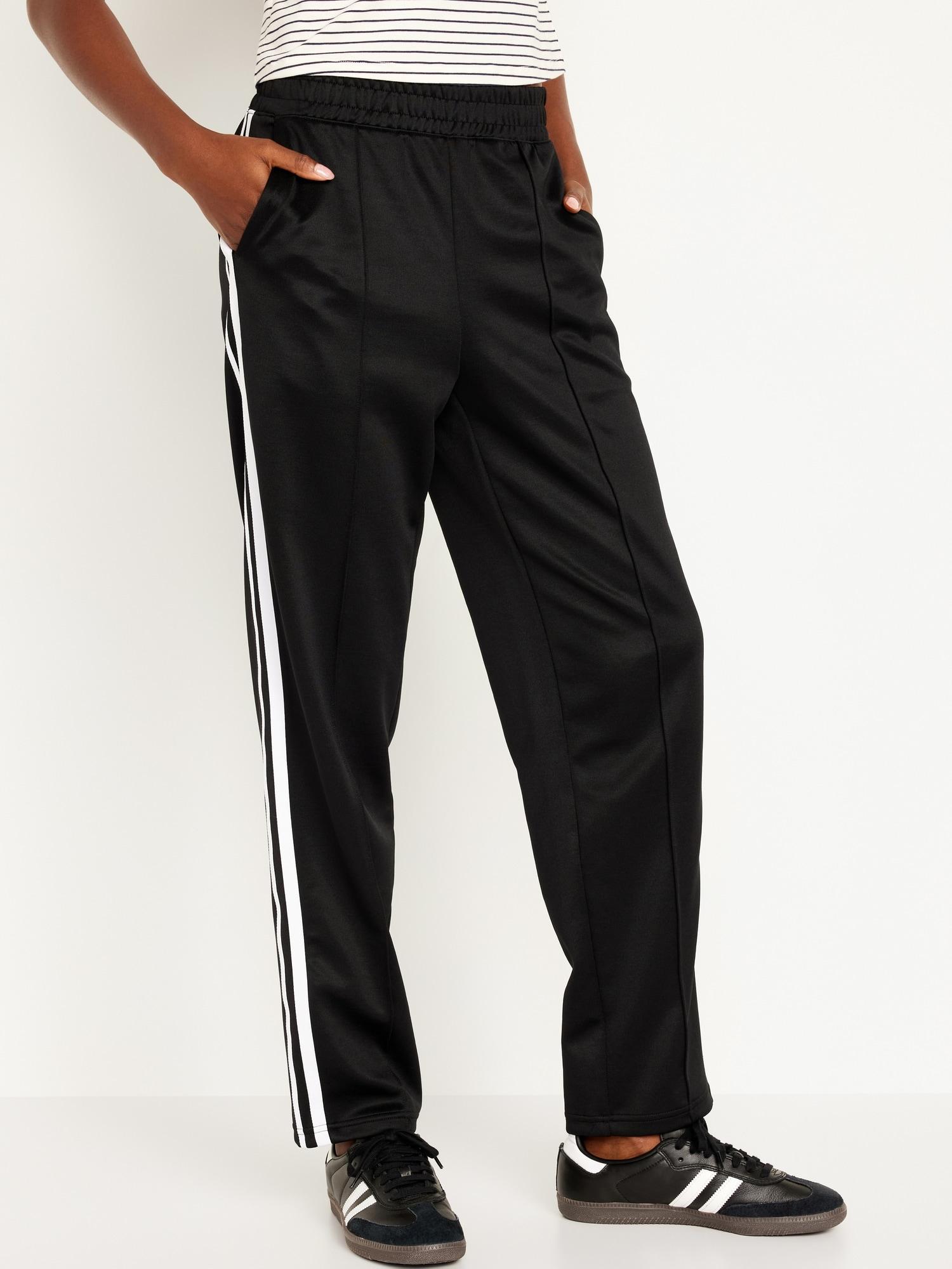 High-Waisted Performance Track Pants Product Image