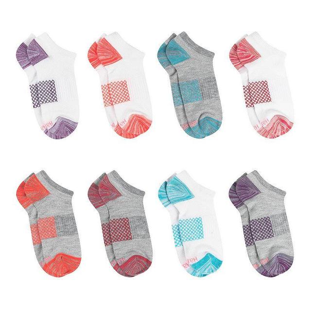 Womens Hanes Ultimate Cool Comfort 8-Pack Breathable Lowcut Socks HWUBN8 Product Image