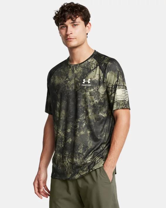 Men's UA Tech™ Freedom Camo Short Sleeve Product Image