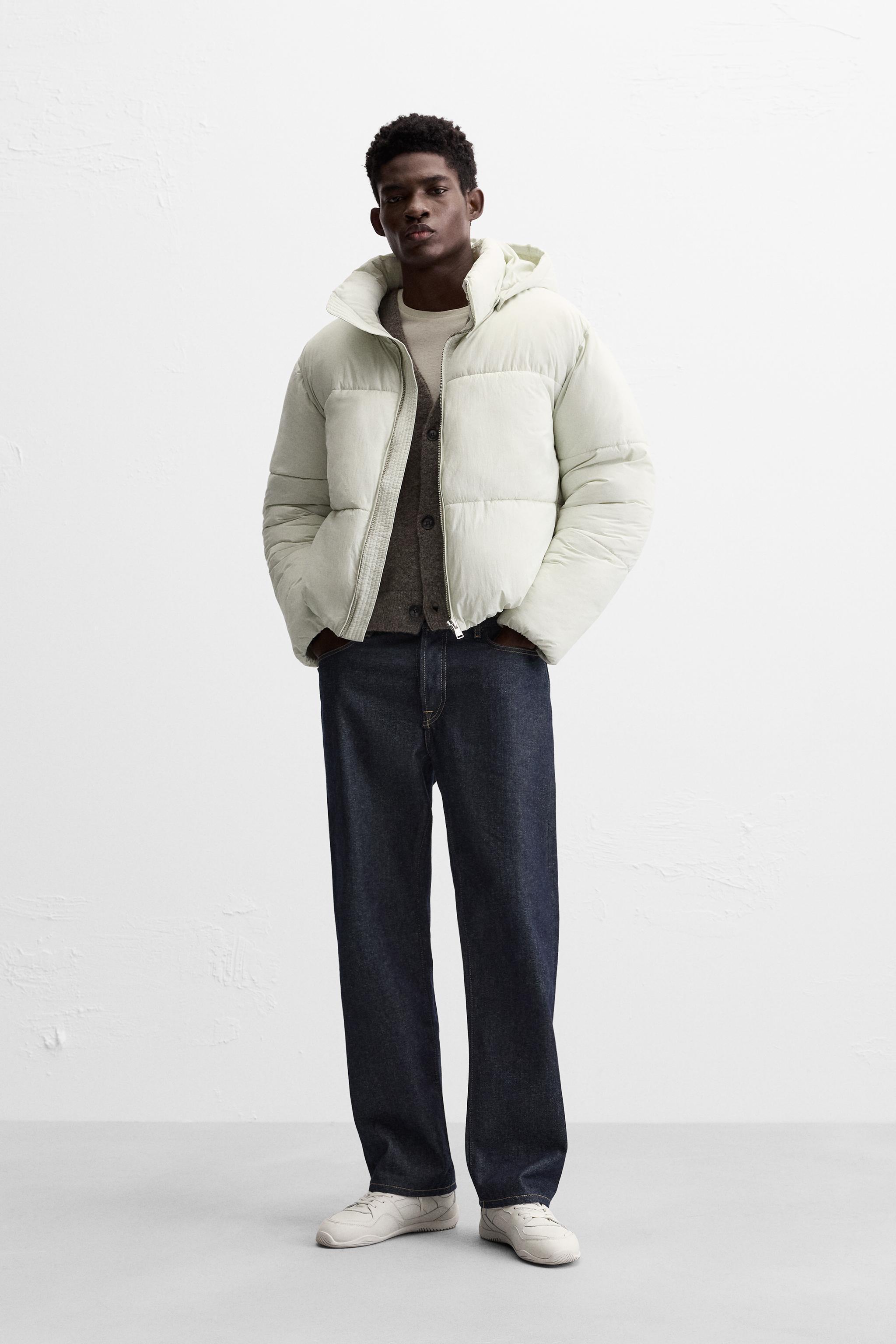 PUFFER JACKET WITH REMOVABLE HOOD Product Image