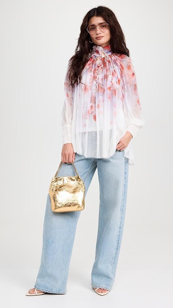 Zimmermann Crush Smock Blouse | Shopbop Product Image