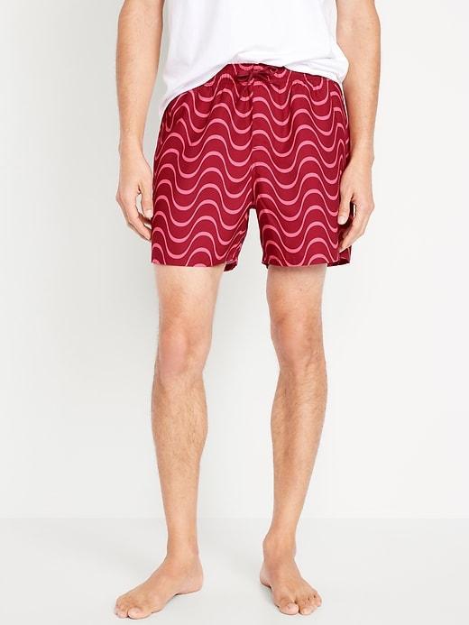 Printed Swim Trunks -- 5-inch inseam Product Image