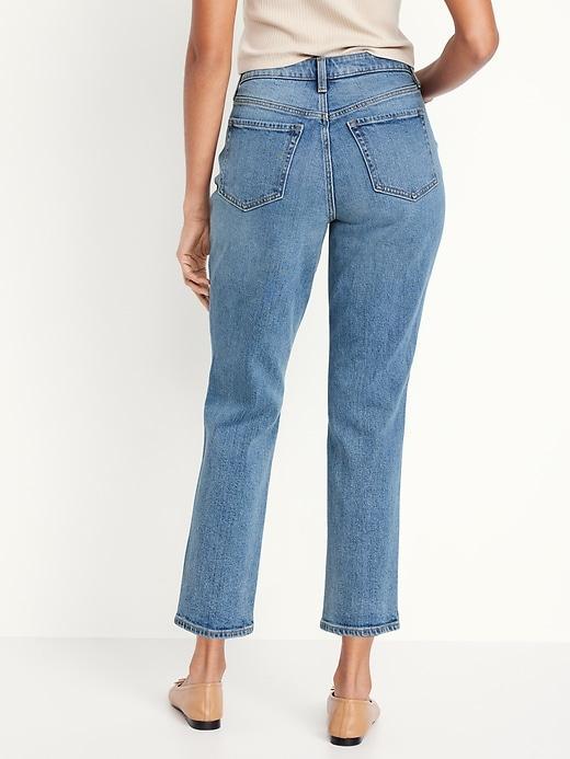 Curvy High-Waisted OG Straight Ankle Jeans Product Image