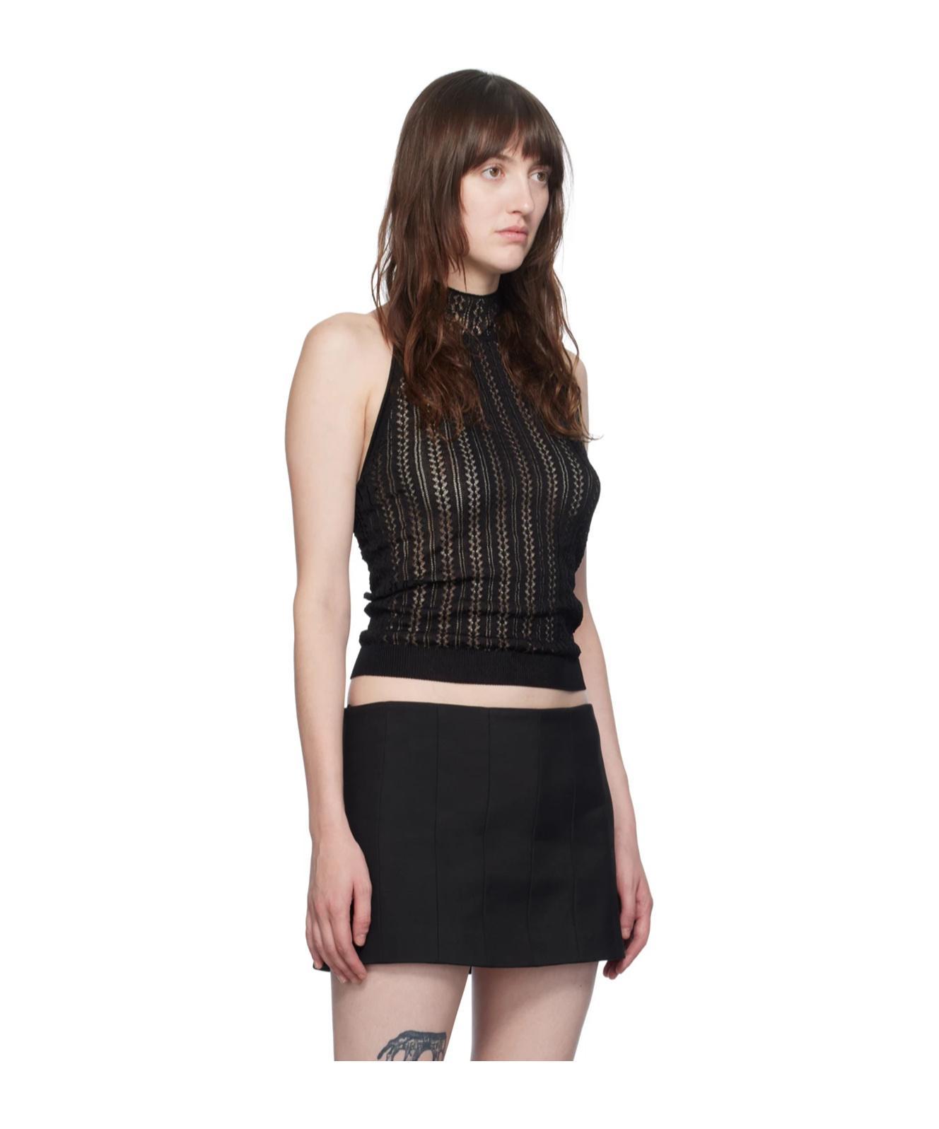 KHAITE Black 'the Benedetta' Tank Top In 200 Black Product Image