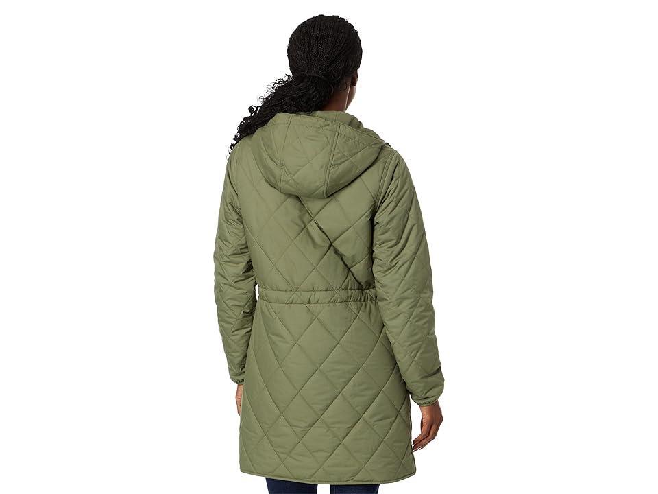 L.L.Bean Cozy Quilted Coat (Deep ) Women's Clothing Product Image