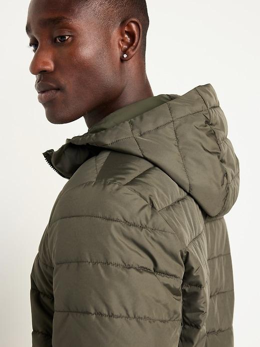 Water-Resistant Narrow-Channel Puffer Jacket Product Image