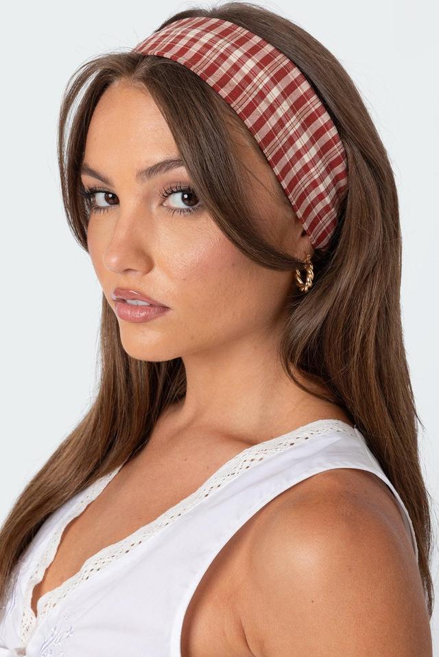 Plaid Headband Product Image