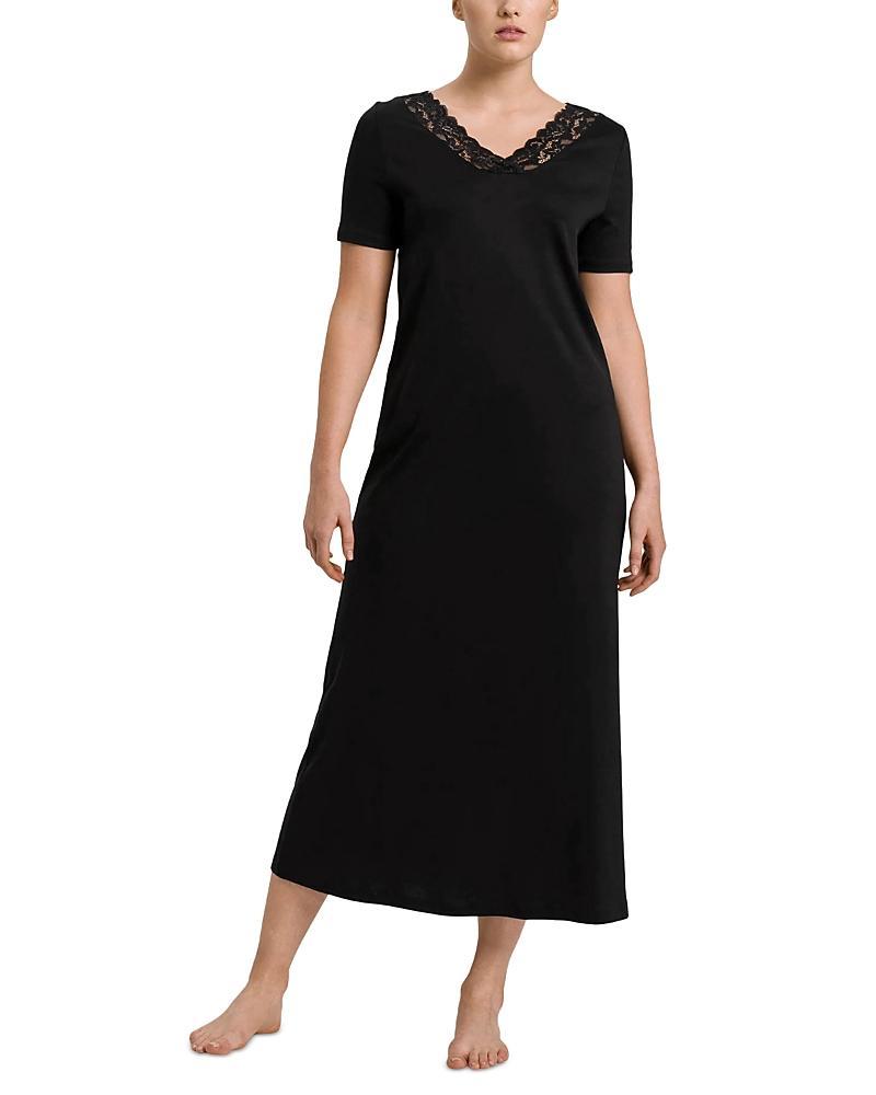 Womens Moments Short-Sleeve Long Gown Product Image