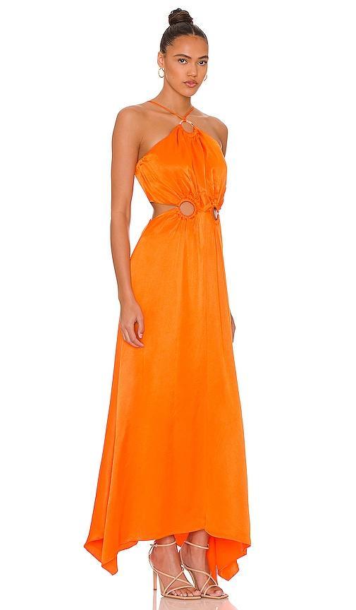 ELLIATT Visitant Maxi Dress in Orange. - size M (also in S, XL, XS, XXS) Product Image