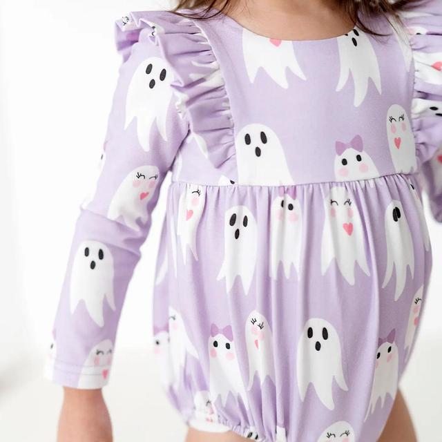 Purple Girly Ghost Leah Romper Product Image