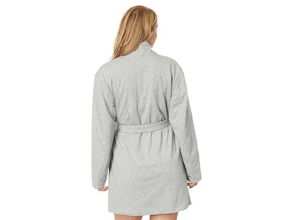 Skin Shannon Cotton Puff Wrap (Heather Grey) Women's Robe Product Image