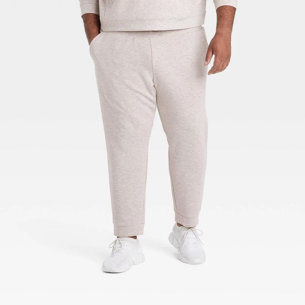 Mens Big Mesh Spacer Jogger Pants - All In Motion Heathered 2XL Product Image