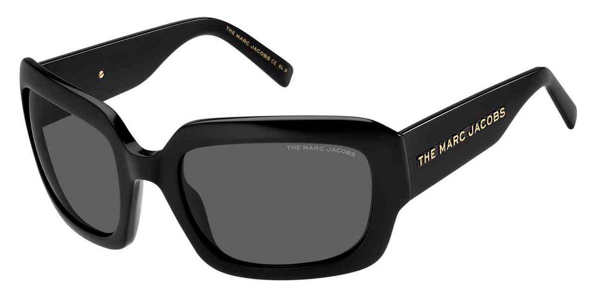 Womens 59MM Square Sunglasses - Black - Black Product Image