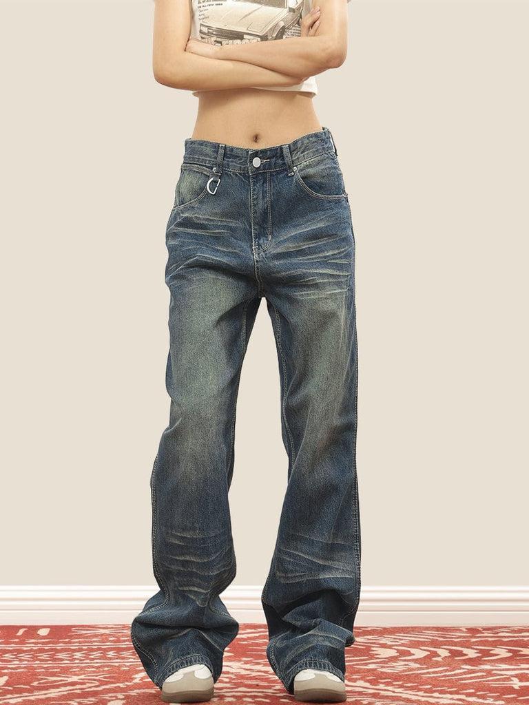 RTK (W) No. 3423 WHISKER DENIM JEANS Product Image