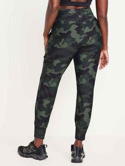 High-Waisted PowerSoft Rib 7/8 Joggers Product Image