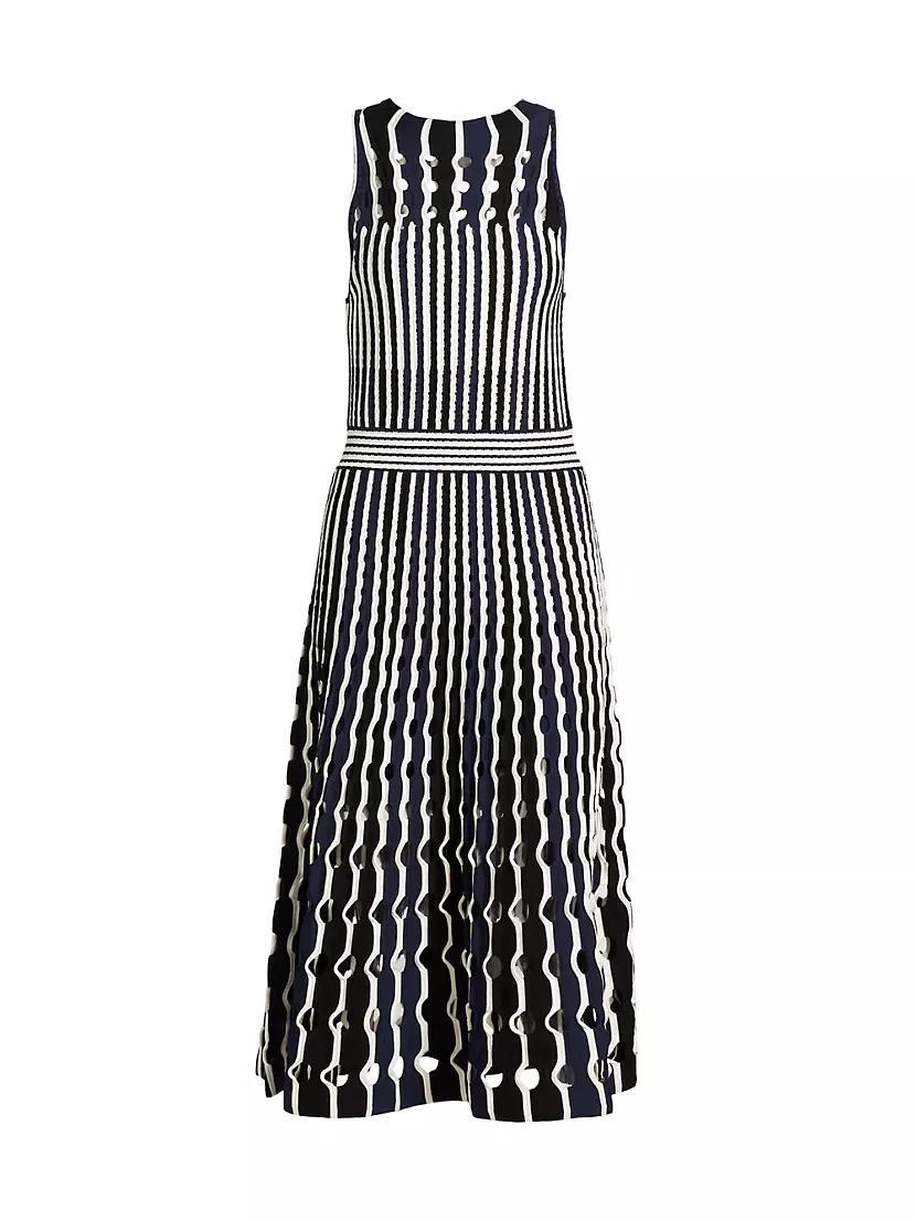 Nash Stripe Punchout Midi-Dress Product Image