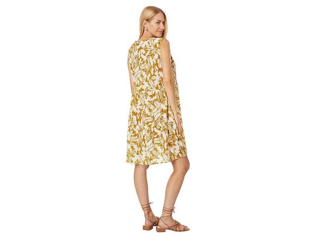 Elliott Lauren Flora - V-Neck Tiered Short Dress (Dijon) Women's Dress Product Image