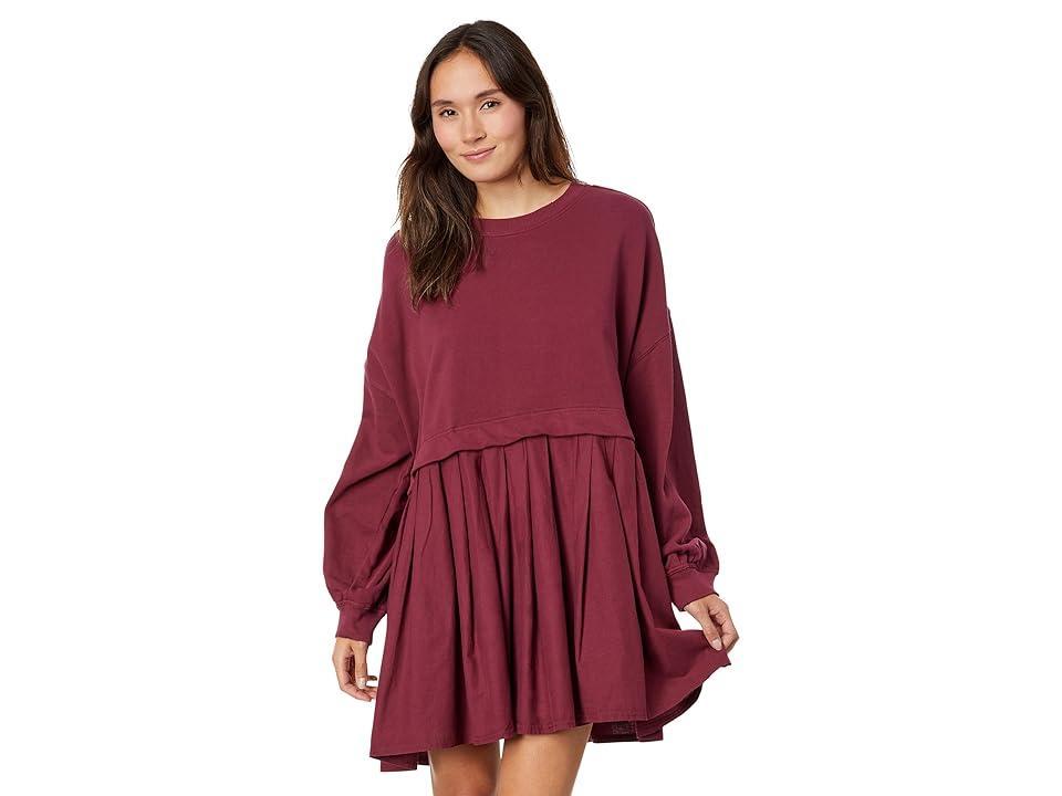 Free People Eleanor Layered Sweatshirt Minidress Product Image