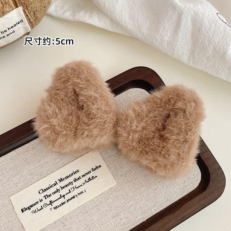 Set: Furry Ear Hair Clip Product Image