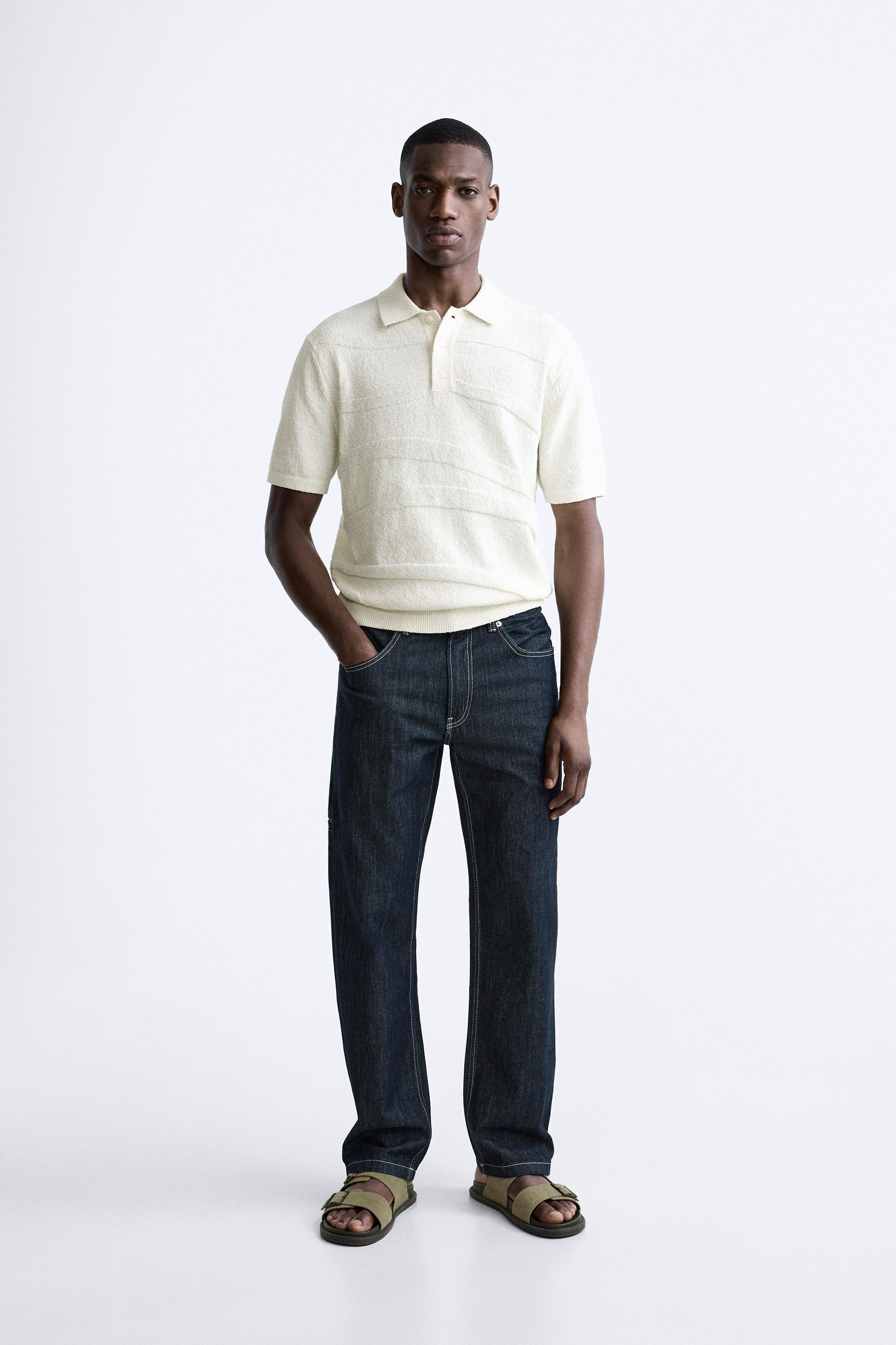 WAVES KNIT POLO Product Image