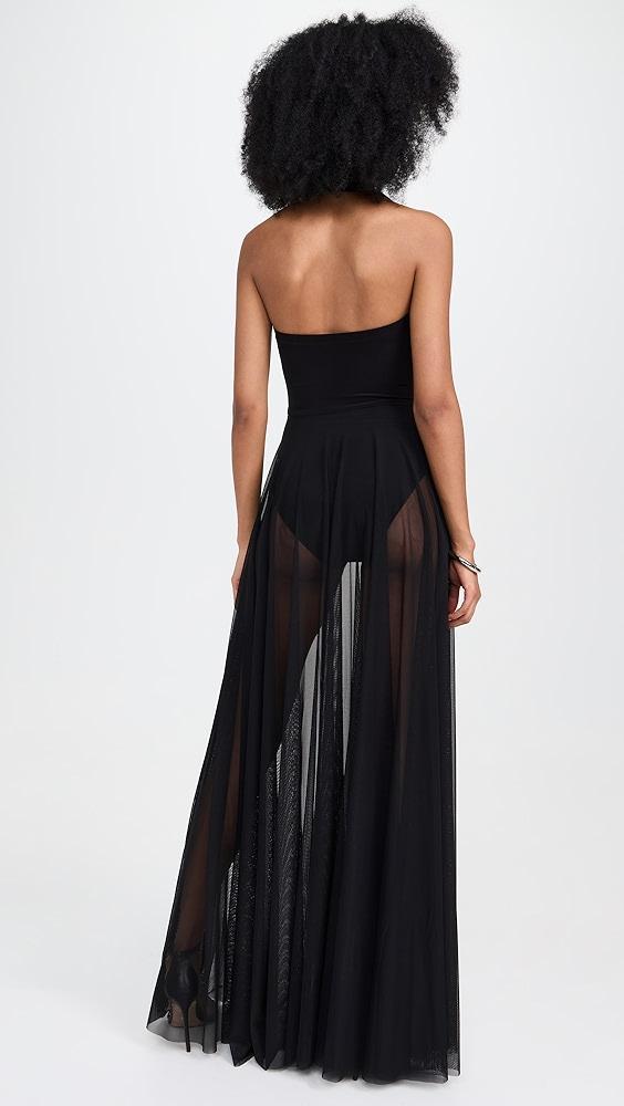 Norma Kamali Cayla Flared Gown | Shopbop Product Image