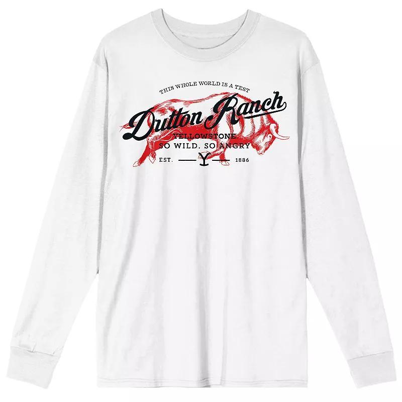 Mens Yellowstone Dutton Ranch Long Sleeve Tee Product Image