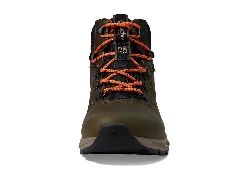 Columbia Landroamer Explorer Waterproof (Peatmoss/Bright Orange) Men's Shoes Product Image