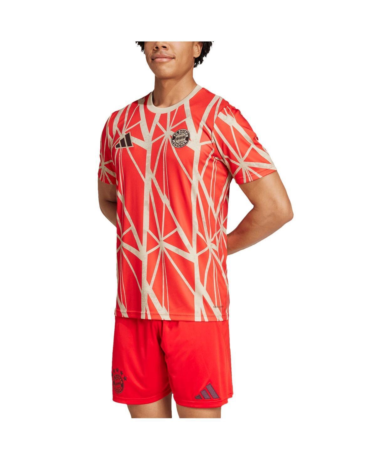 Adidas Mens Bayern Munich 2024/25 Pre-Match Top - Red Product Image