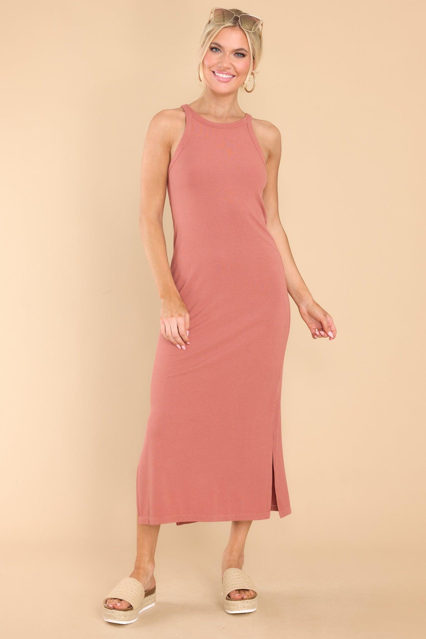 My Perfect Day Mauve Pink Midi Dress Product Image