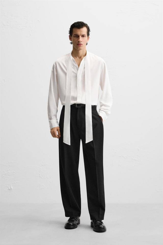 FLOWY BOW SHIRT Product Image