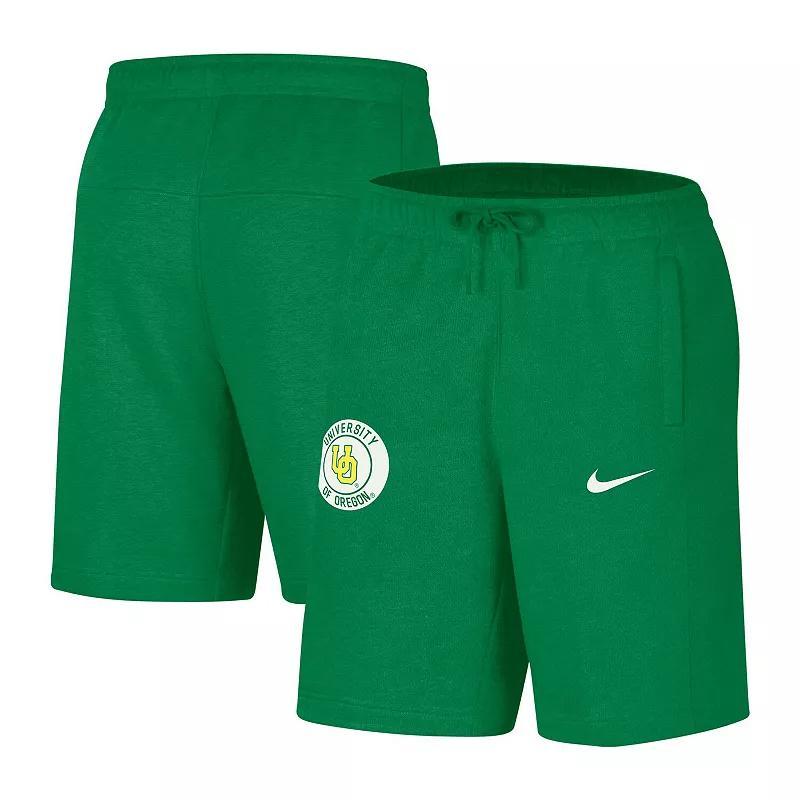 Nike Mens Green Oregon Ducks Logo Shorts Product Image